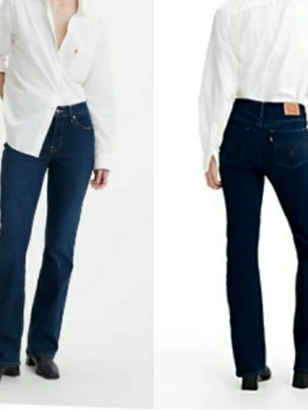 Levi's Women's Dark Blue Classic Bootcut Jeans Plus Size 24W